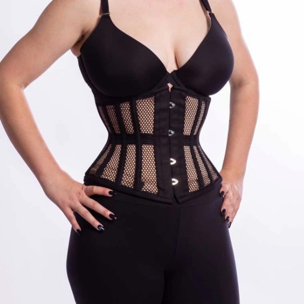 🚨SOLD🚨Mesh Romantic Curve Standard Underbust Corset : CS-411 Celebrity corset!